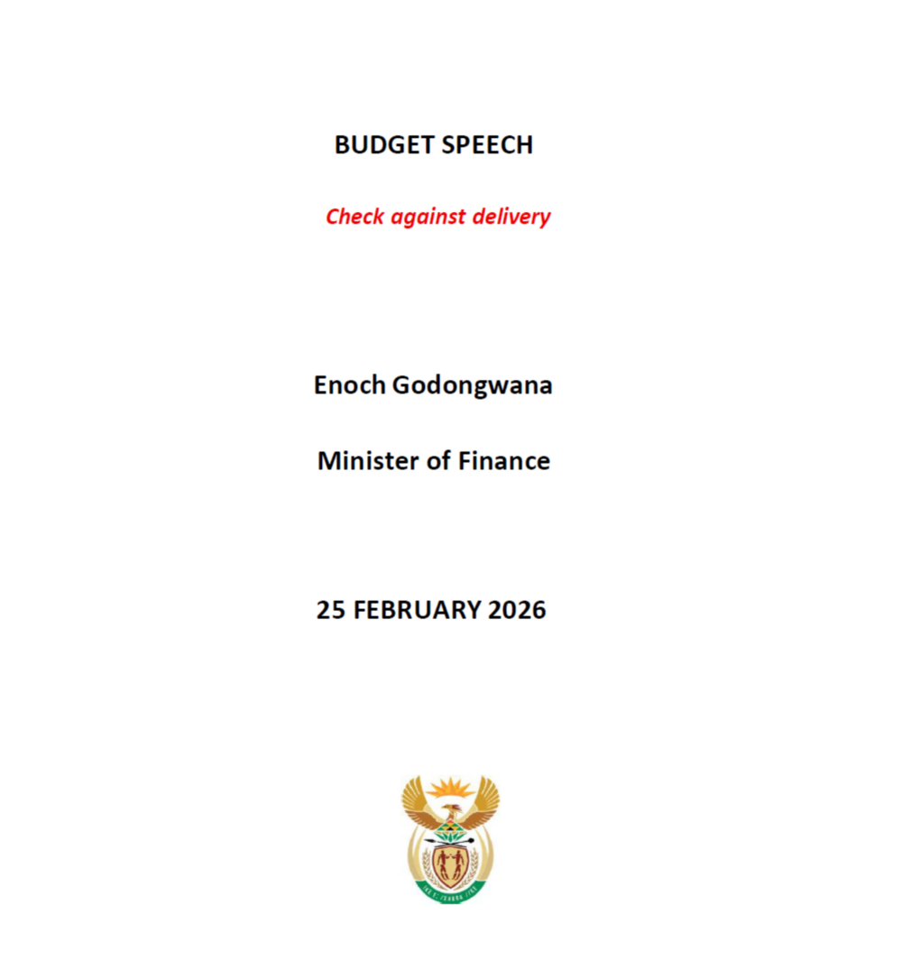 Budget Speech 2026 Logo