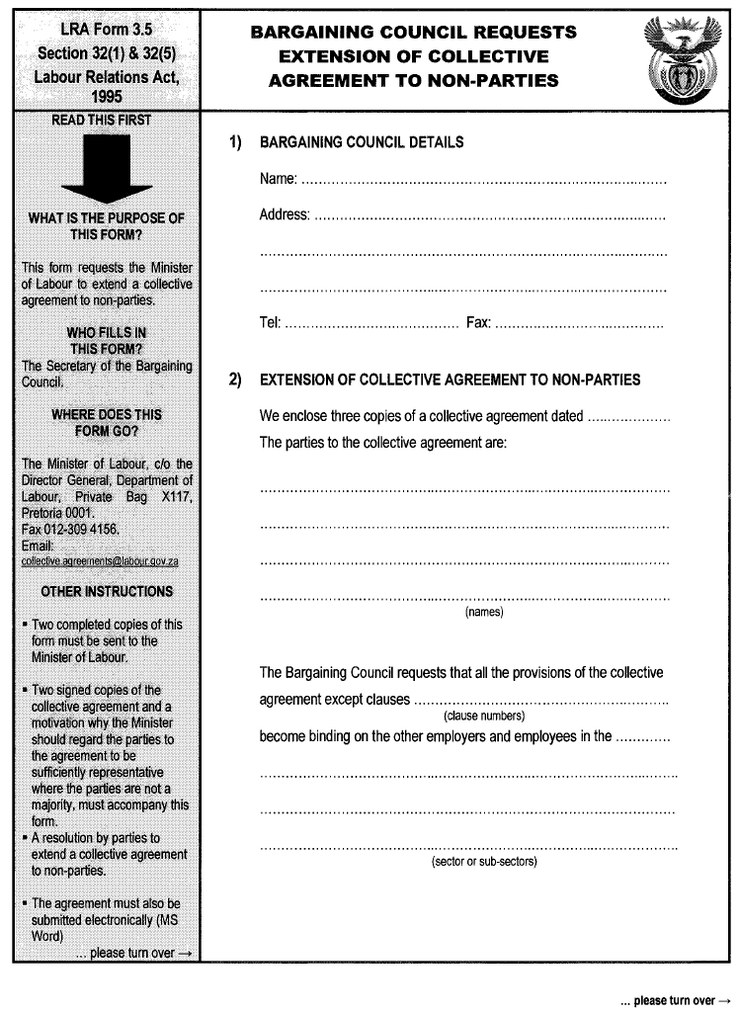 LRA Form 3.5 (page &nbsp;1)