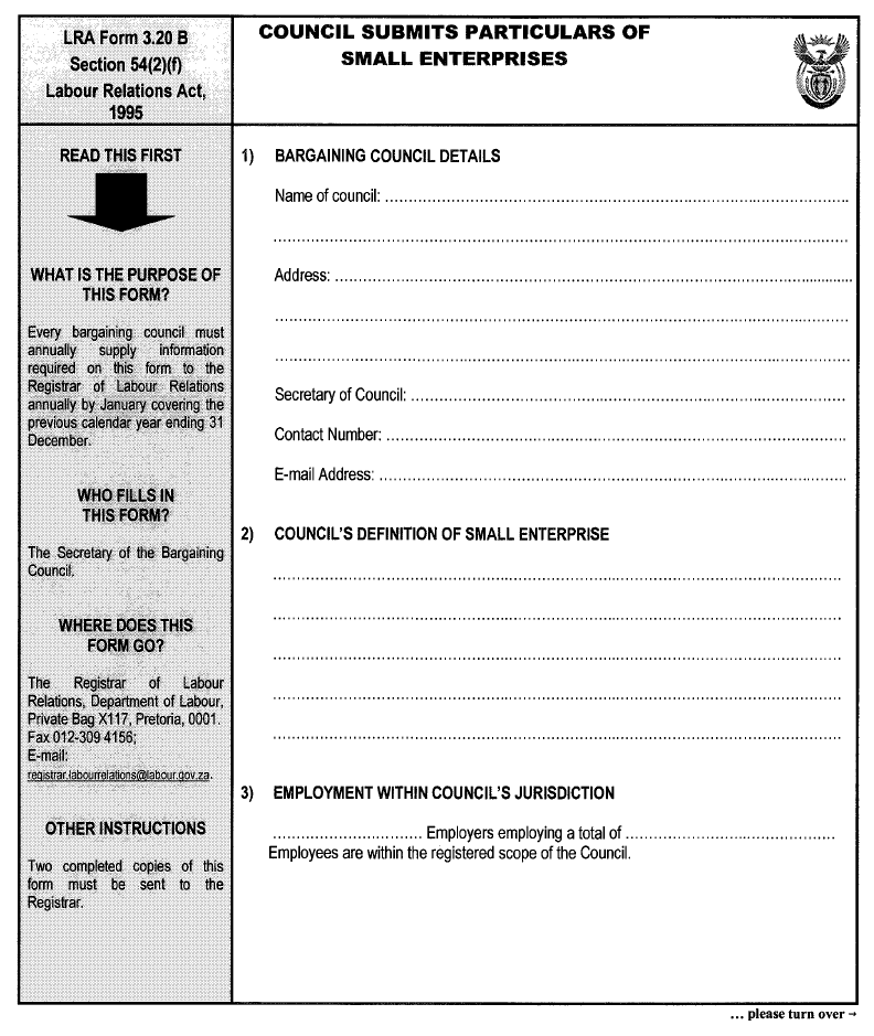 LRA Form 3.20B &nbsp;(Page 1)